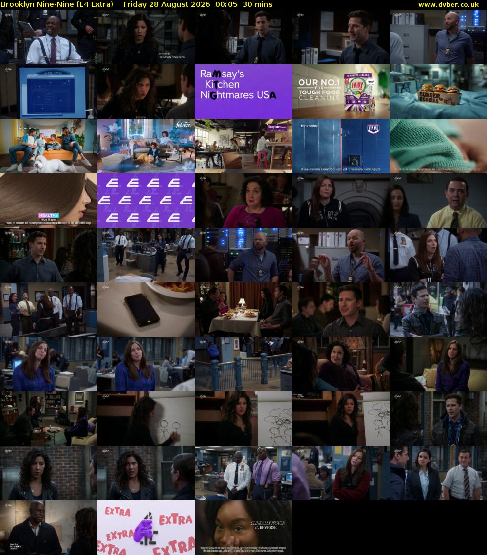 Brooklyn Nine-Nine (E4 Extra) Friday 28 August 2026 00:05 - 00:35