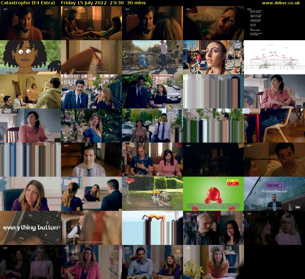 Catastrophe (E4 Extra) Friday 15 July 2022 23:30 - 00:00