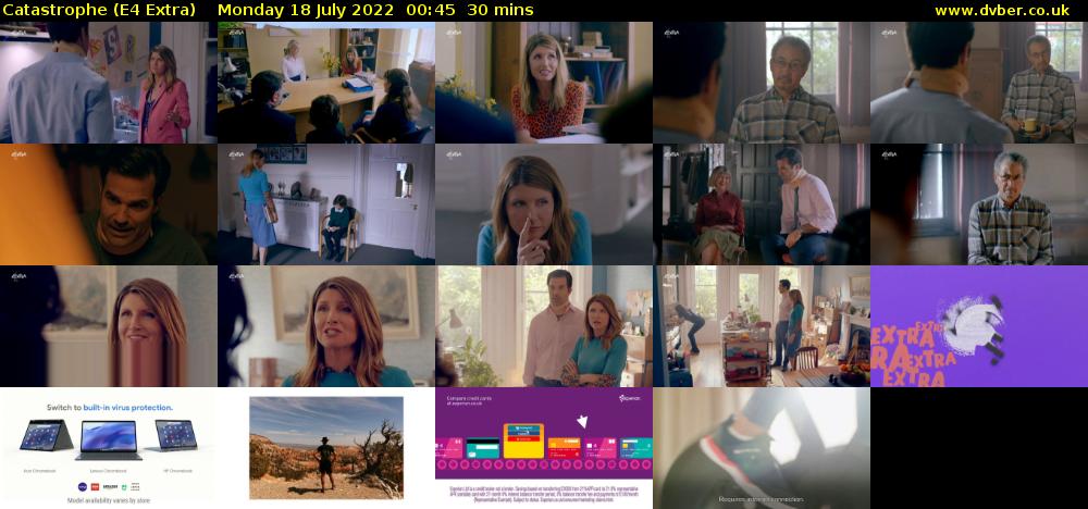 Catastrophe (E4 Extra) Monday 18 July 2022 00:45 - 01:15