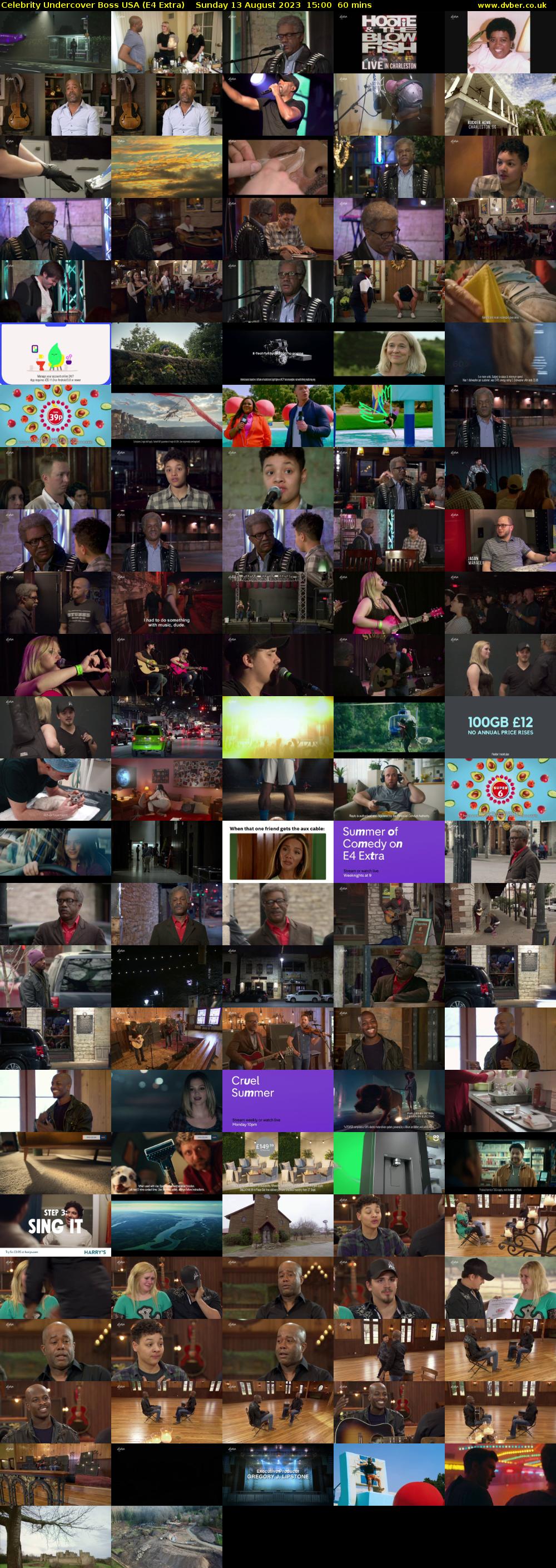 Celebrity Undercover Boss USA (E4 Extra) Sunday 13 August 2023 15:00 - 16:00