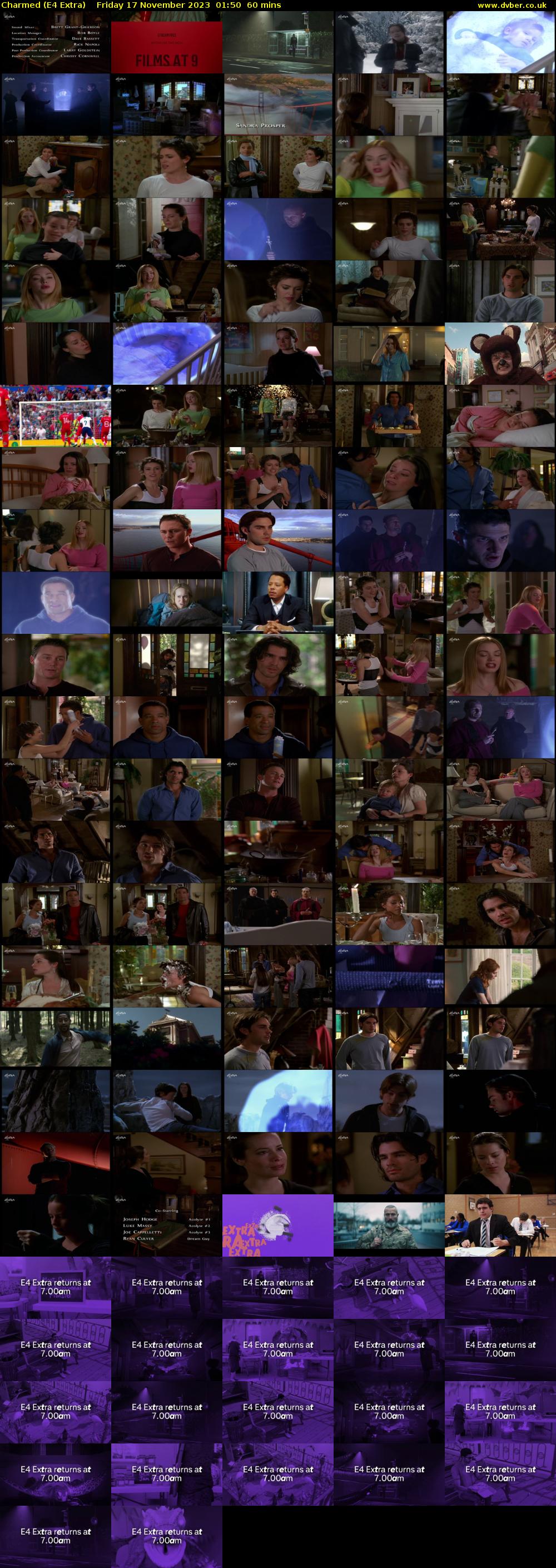 Charmed (E4 Extra) Friday 17 November 2023 01:50 - 02:50