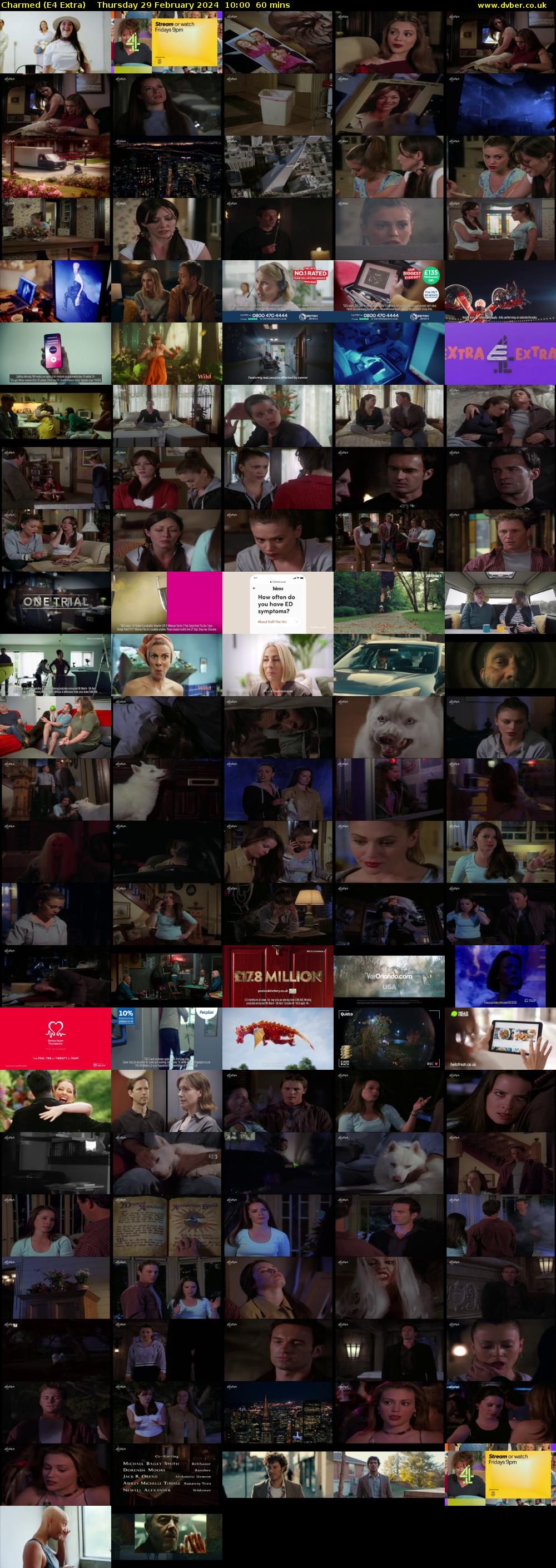 Charmed (E4 Extra) Thursday 29 February 2024 10:00 - 11:00
