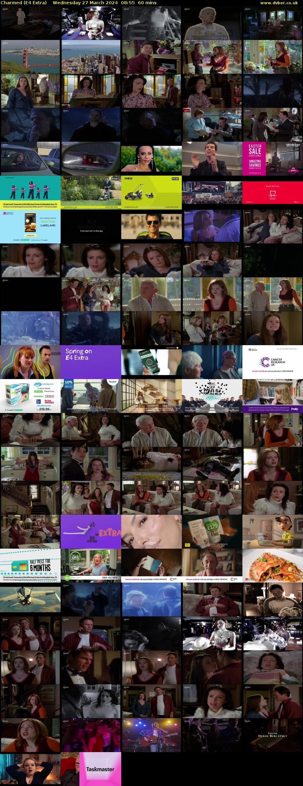 Charmed (E4 Extra) Wednesday 27 March 2024 08:55 - 09:55