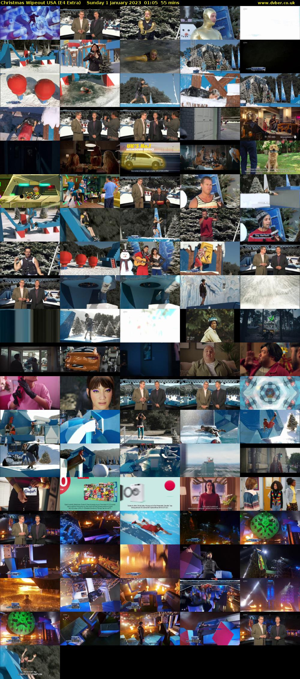 Christmas Wipeout USA (E4 Extra) Sunday 1 January 2023 01:05 - 02:00