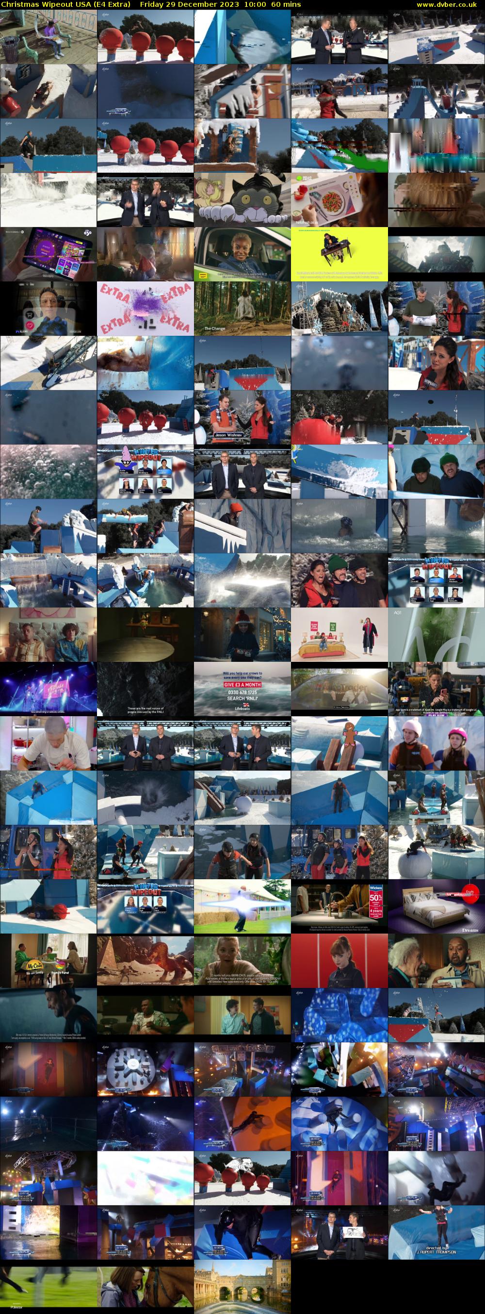 Christmas Wipeout USA (E4 Extra) Friday 29 December 2023 10:00 - 11:00