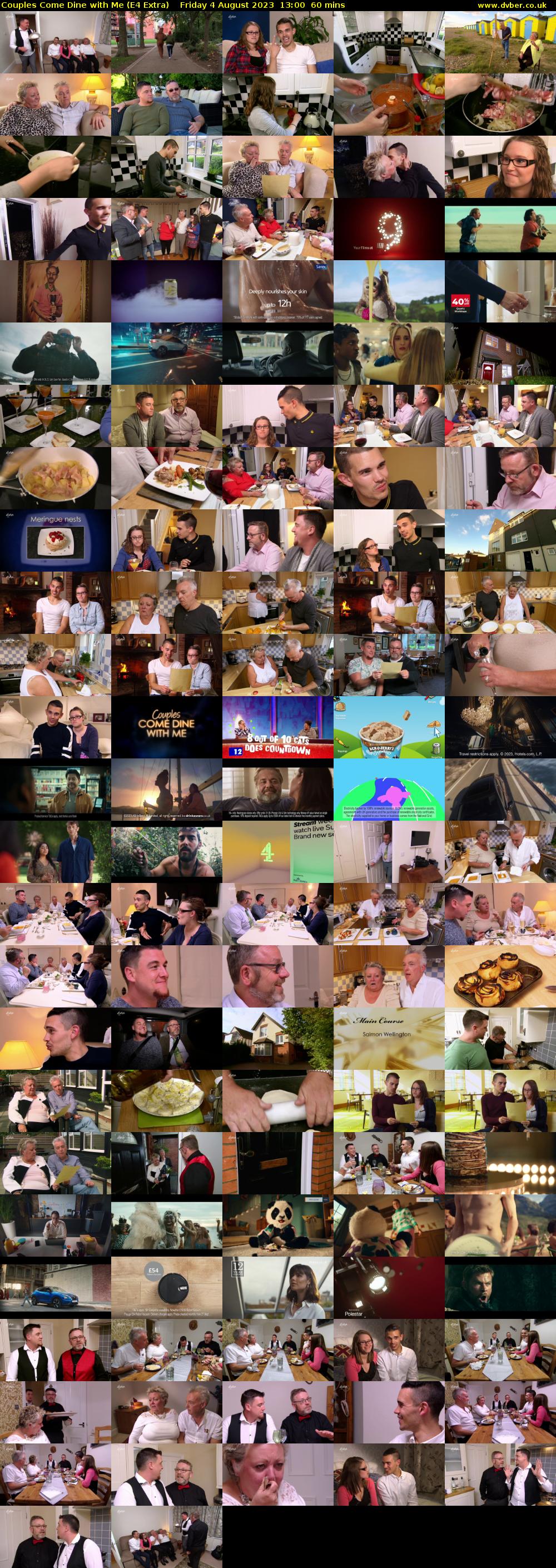 Couples Come Dine with Me (E4 Extra) Friday 4 August 2023 13:00 - 14:00