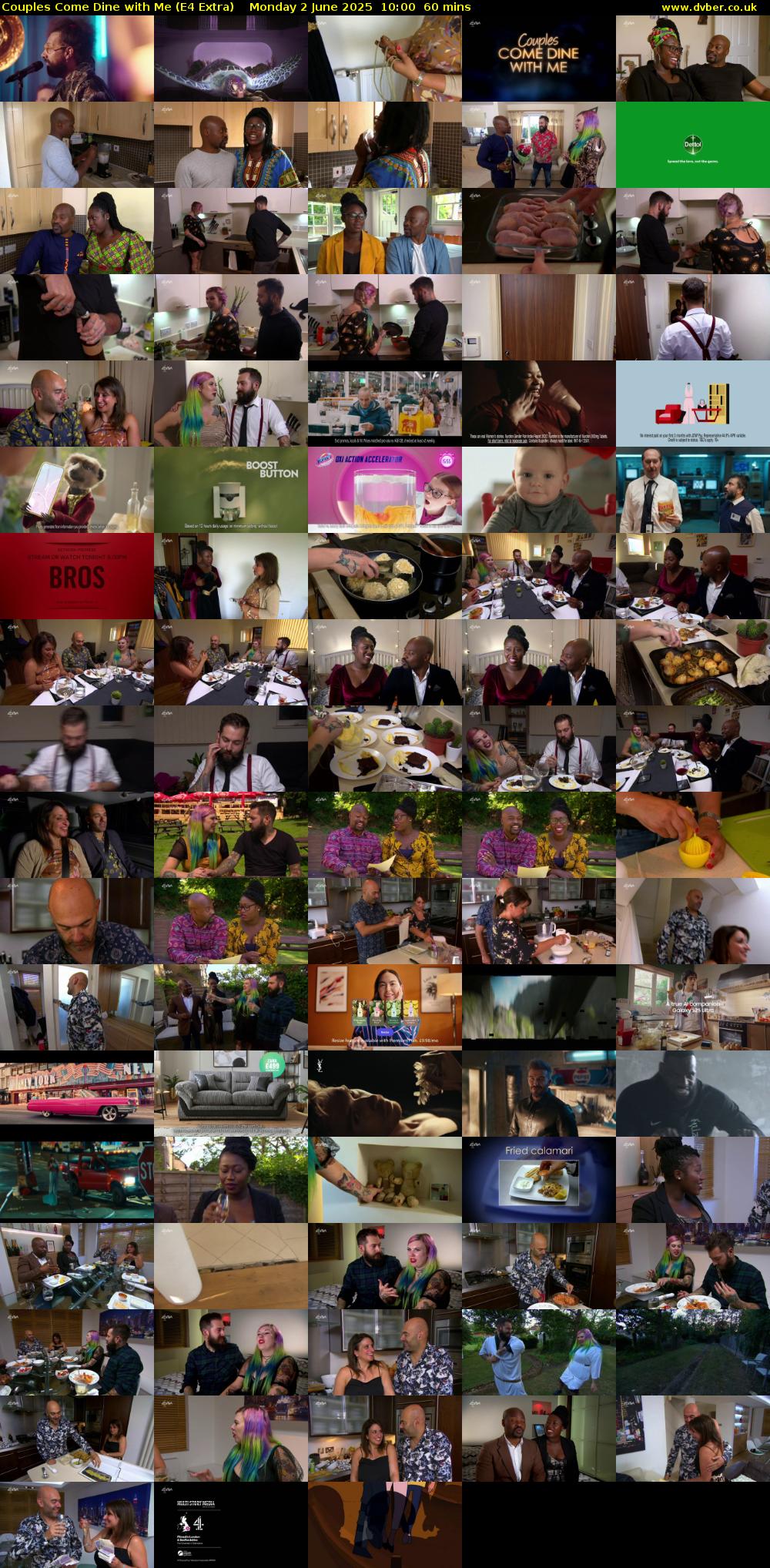Couples Come Dine with Me (E4 Extra) Monday 2 June 2025 10:00 - 11:00
