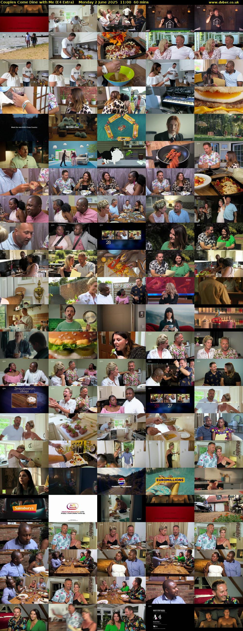 Couples Come Dine with Me (E4 Extra) Monday 2 June 2025 11:00 - 12:00