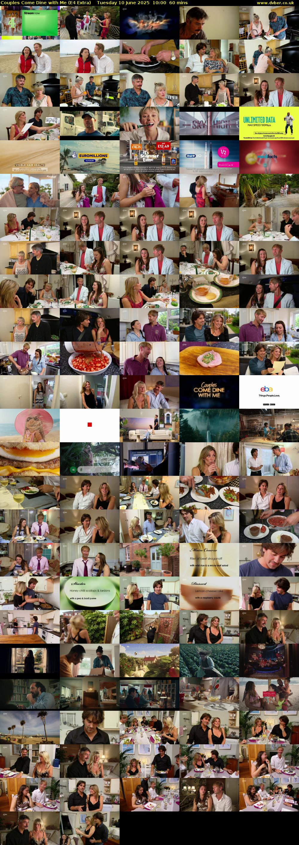 Couples Come Dine with Me (E4 Extra) Tuesday 10 June 2025 10:00 - 11:00