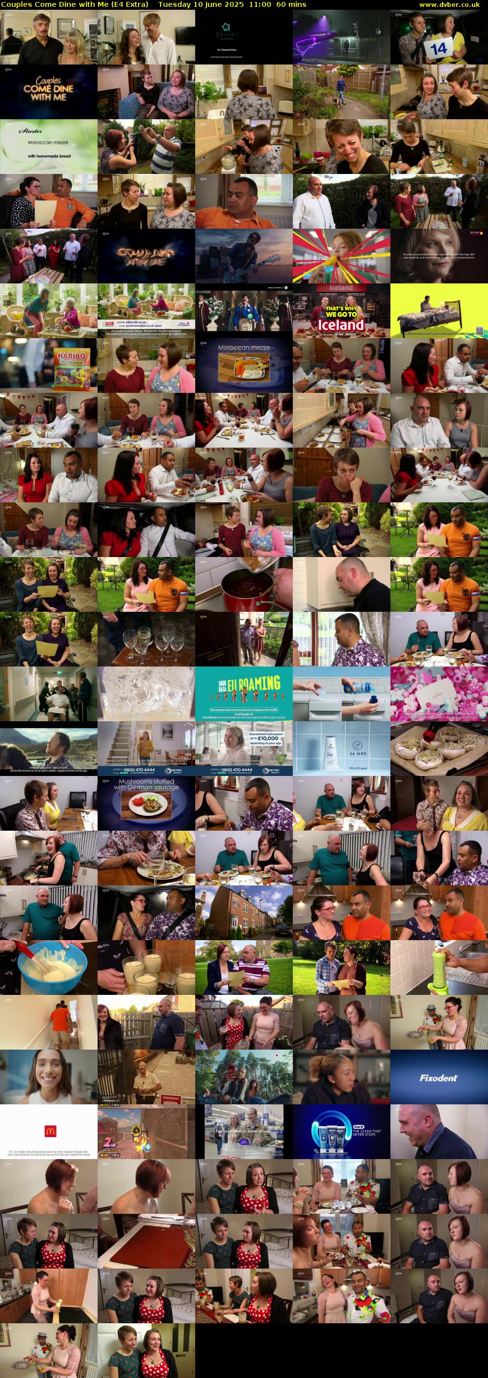 Couples Come Dine with Me (E4 Extra) Tuesday 10 June 2025 11:00 - 12:00