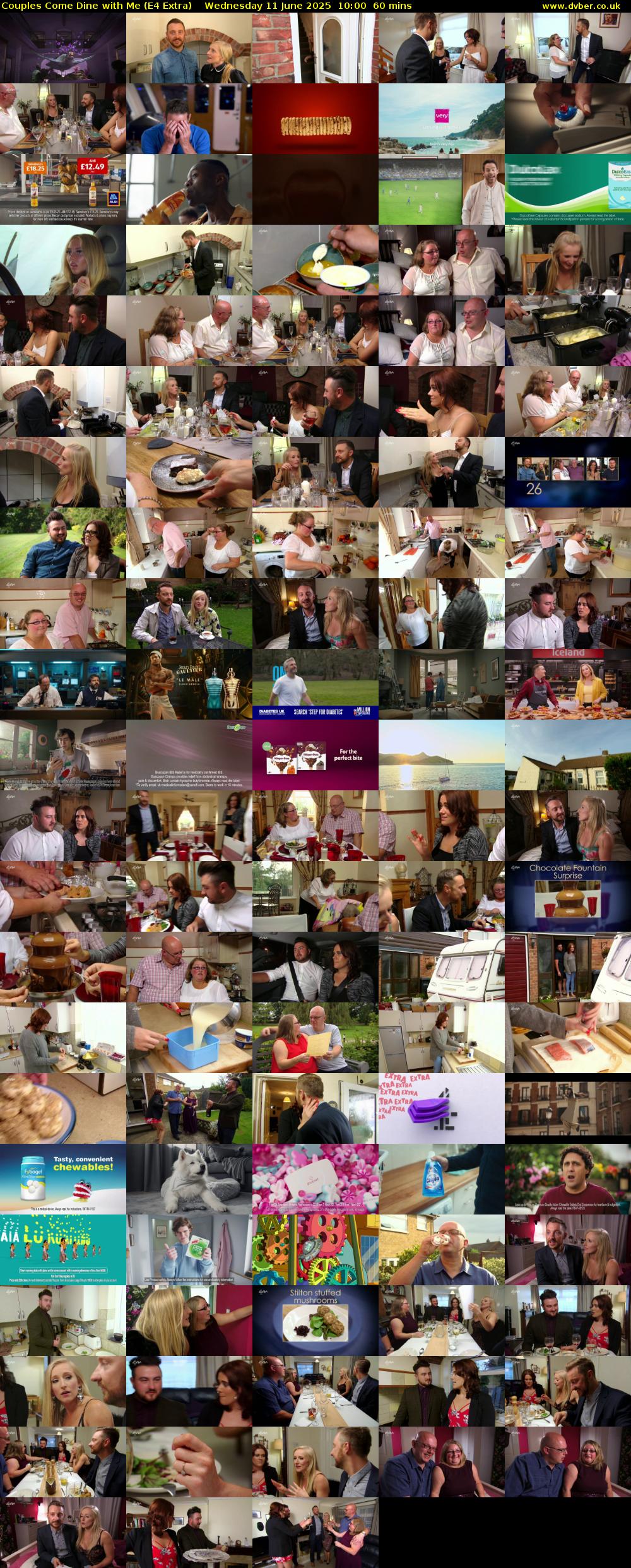 Couples Come Dine with Me (E4 Extra) Wednesday 11 June 2025 10:00 - 11:00