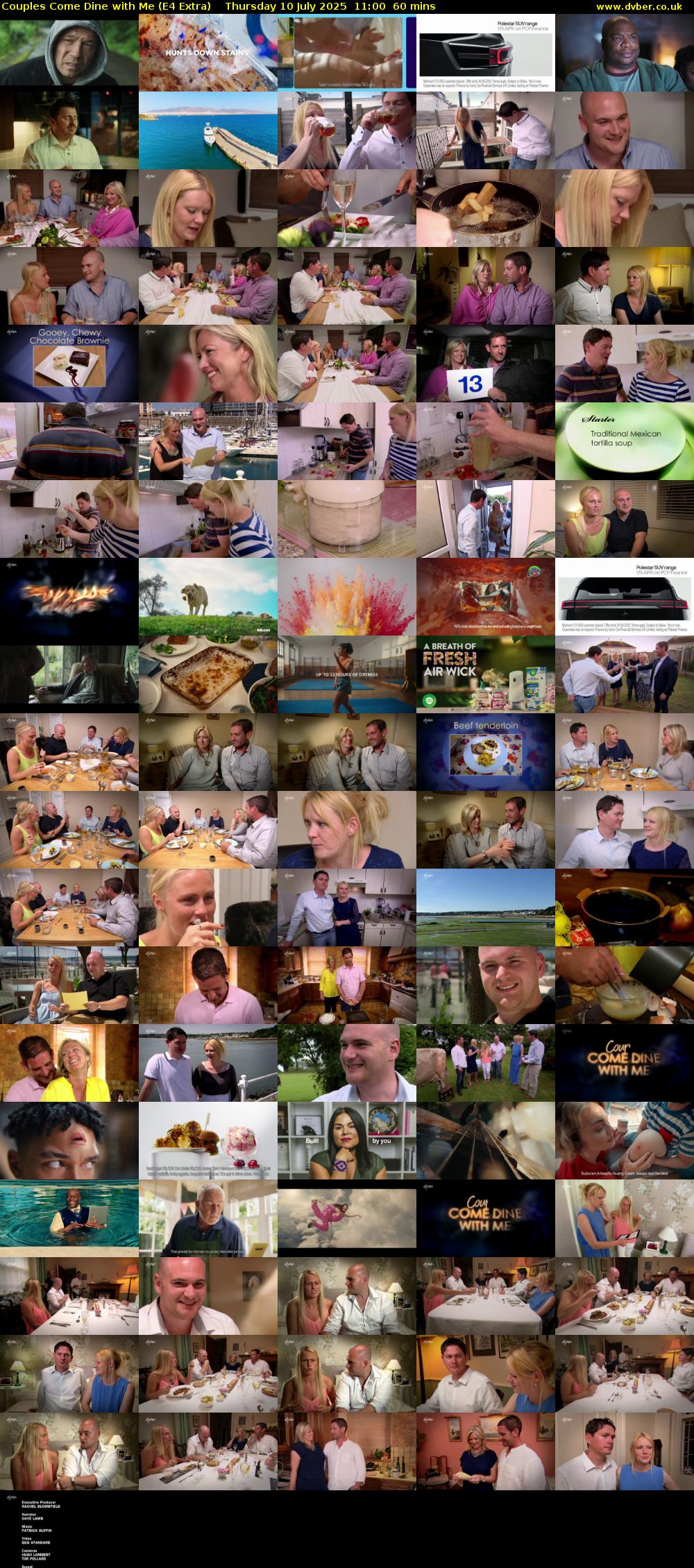 Couples Come Dine with Me (E4 Extra) Thursday 10 July 2025 11:00 - 12:00