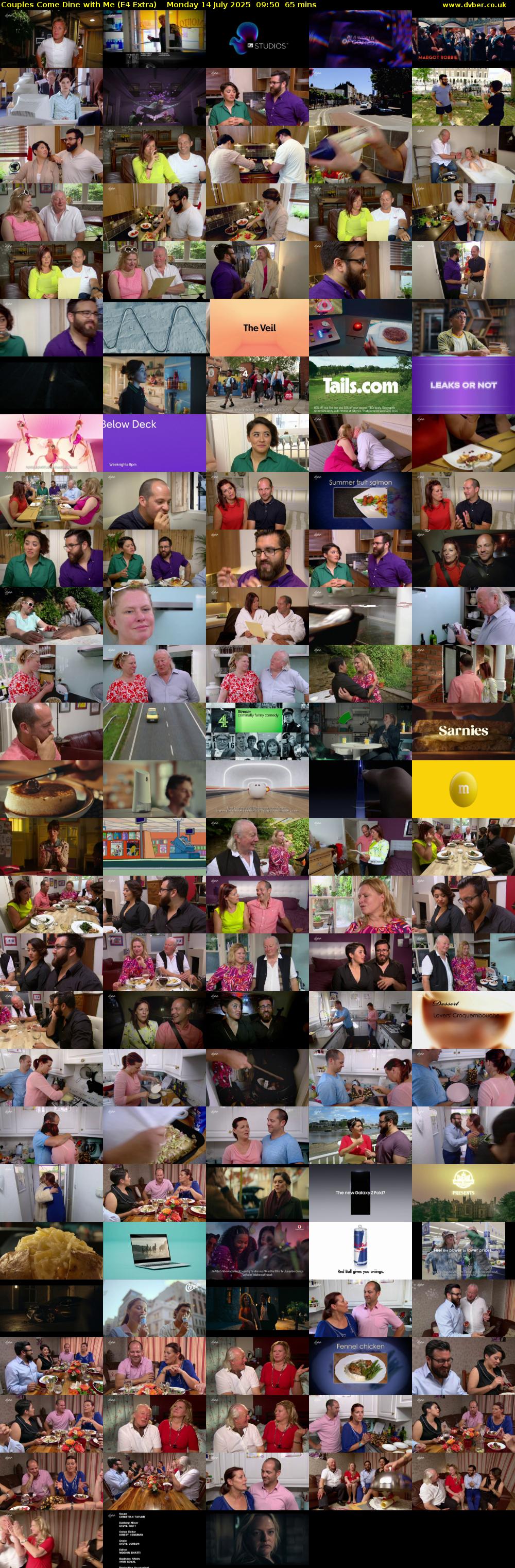 Couples Come Dine with Me (E4 Extra) Monday 14 July 2025 09:50 - 10:55