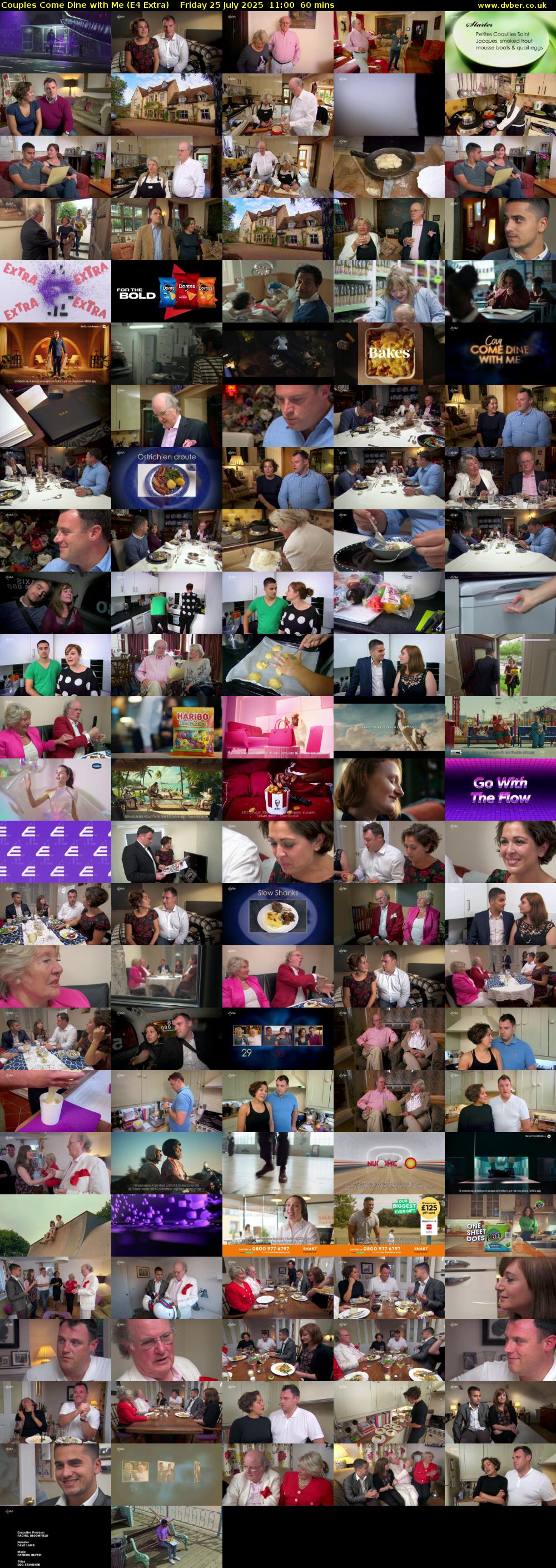 Couples Come Dine with Me (E4 Extra) Friday 25 July 2025 11:00 - 12:00