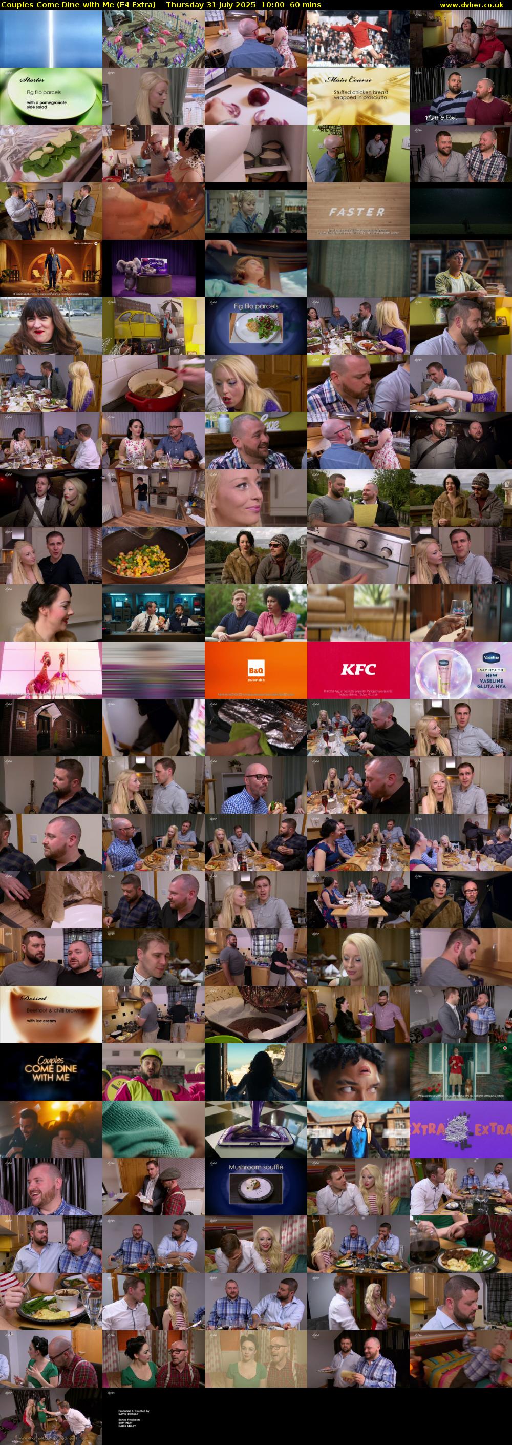Couples Come Dine with Me (E4 Extra) Thursday 31 July 2025 10:00 - 11:00