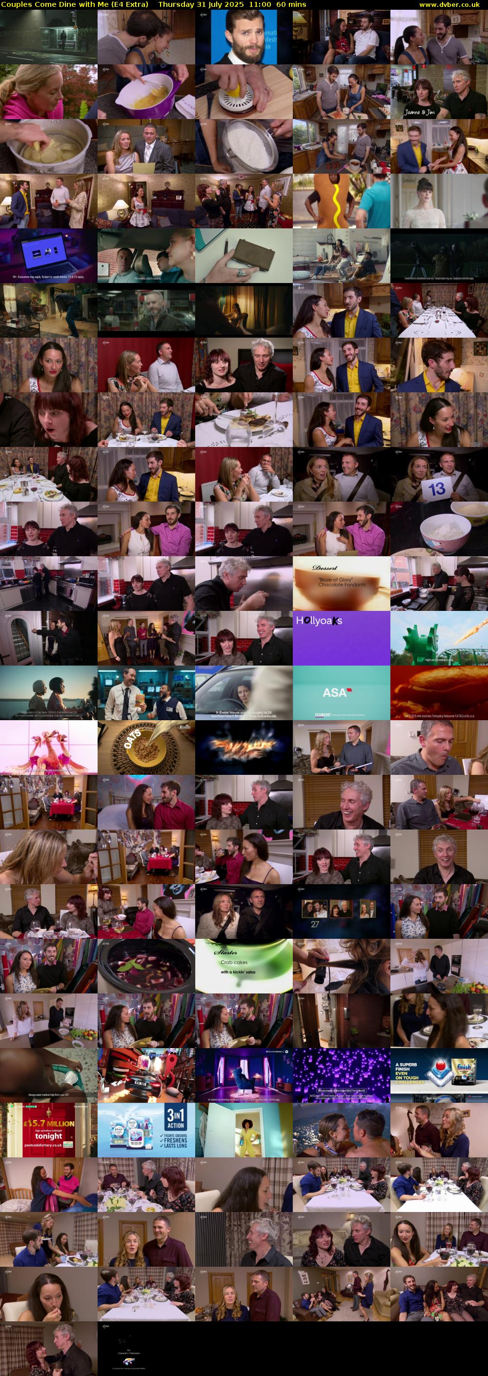 Couples Come Dine with Me (E4 Extra) Thursday 31 July 2025 11:00 - 12:00