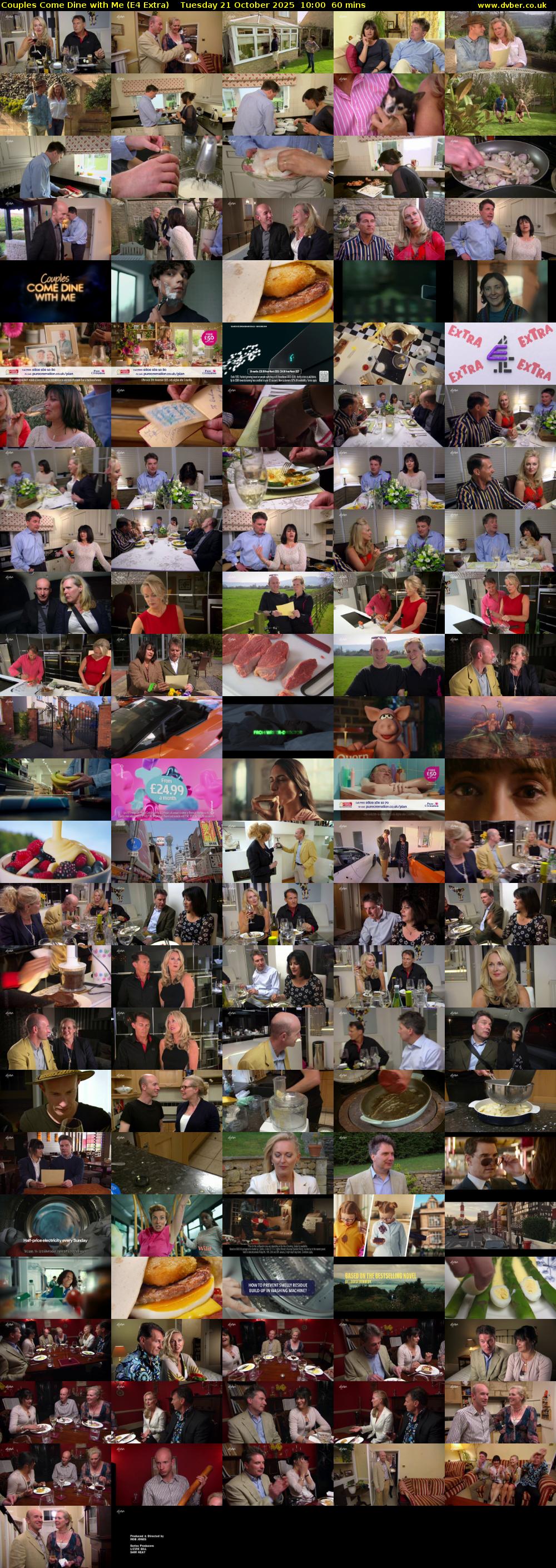 Couples Come Dine with Me (E4 Extra) Tuesday 21 October 2025 10:00 - 11:00