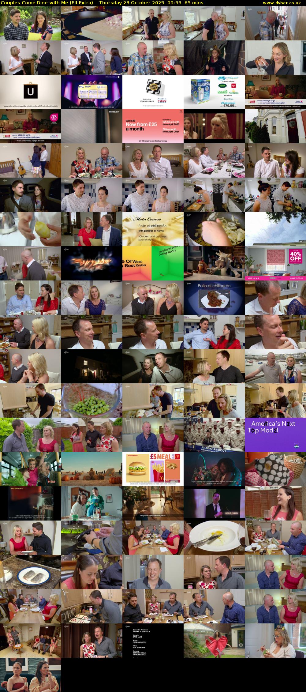 Couples Come Dine with Me (E4 Extra) Thursday 23 October 2025 09:55 - 11:00