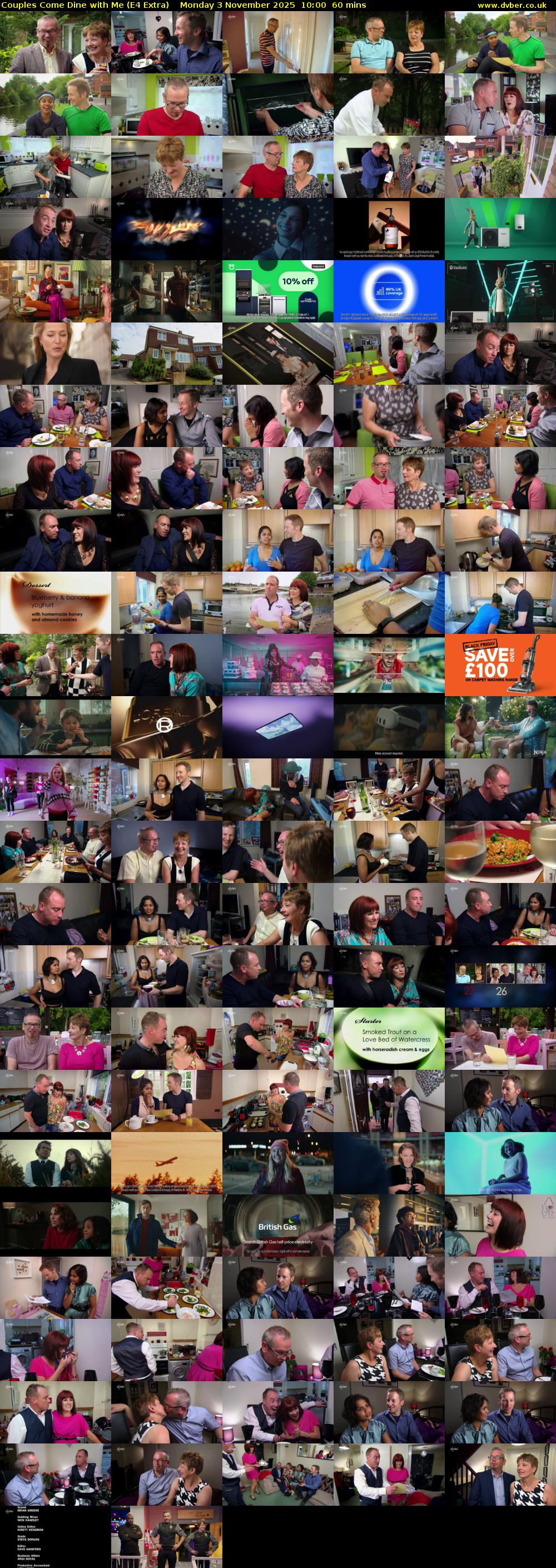 Couples Come Dine with Me (E4 Extra) Monday 3 November 2025 10:00 - 11:00
