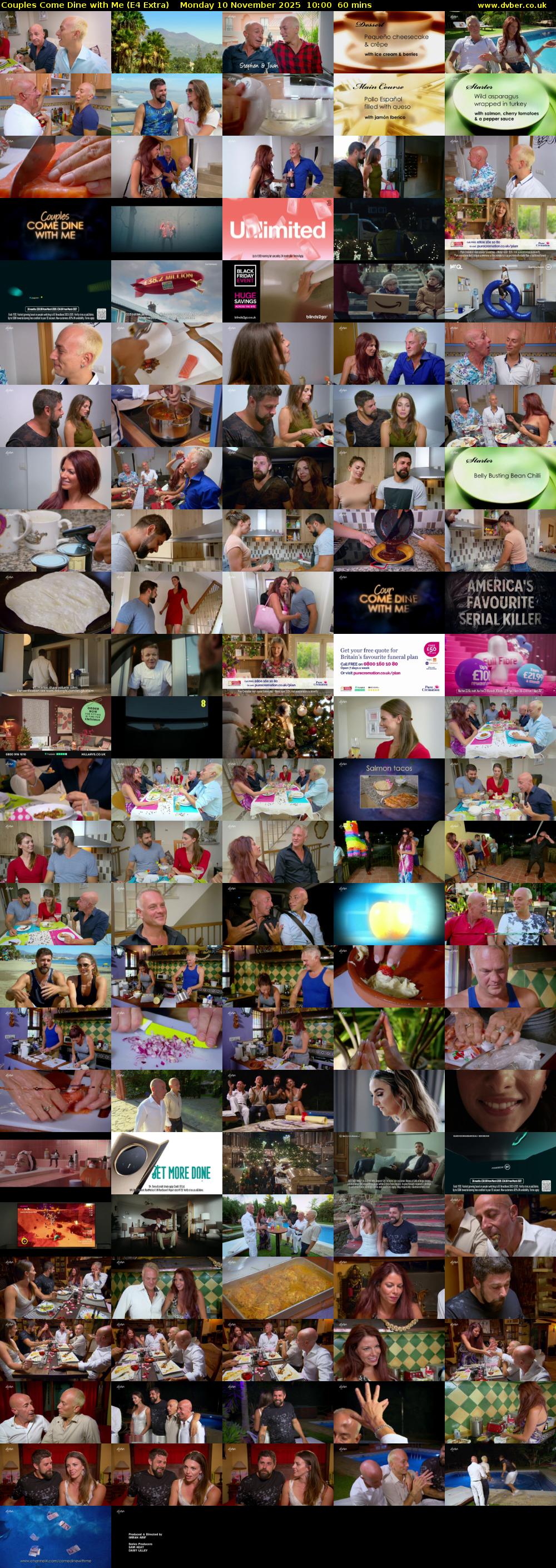 Couples Come Dine with Me (E4 Extra) Monday 10 November 2025 10:00 - 11:00