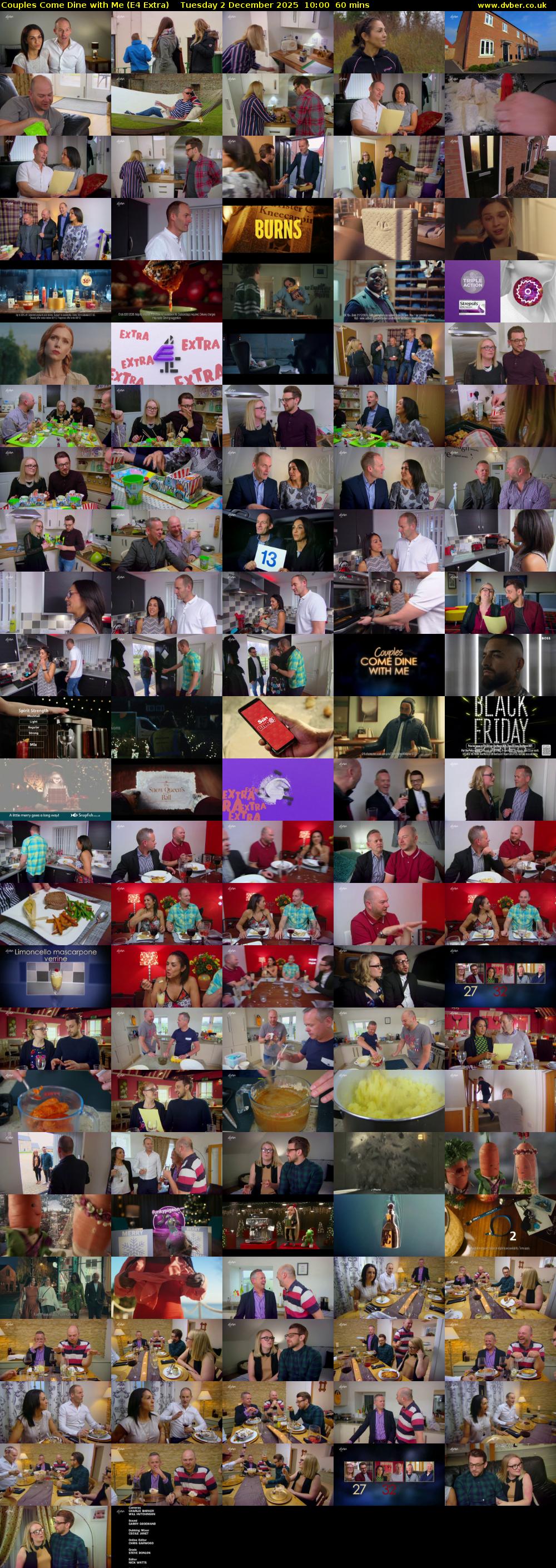 Couples Come Dine with Me (E4 Extra) Tuesday 2 December 2025 10:00 - 11:00