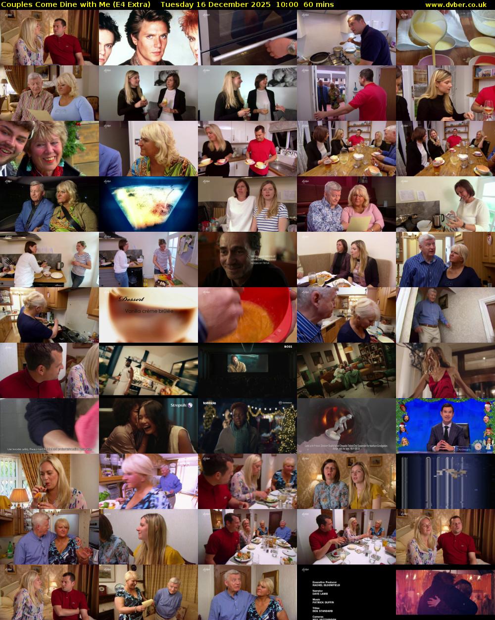 Couples Come Dine with Me (E4 Extra) Tuesday 16 December 2025 10:00 - 11:00