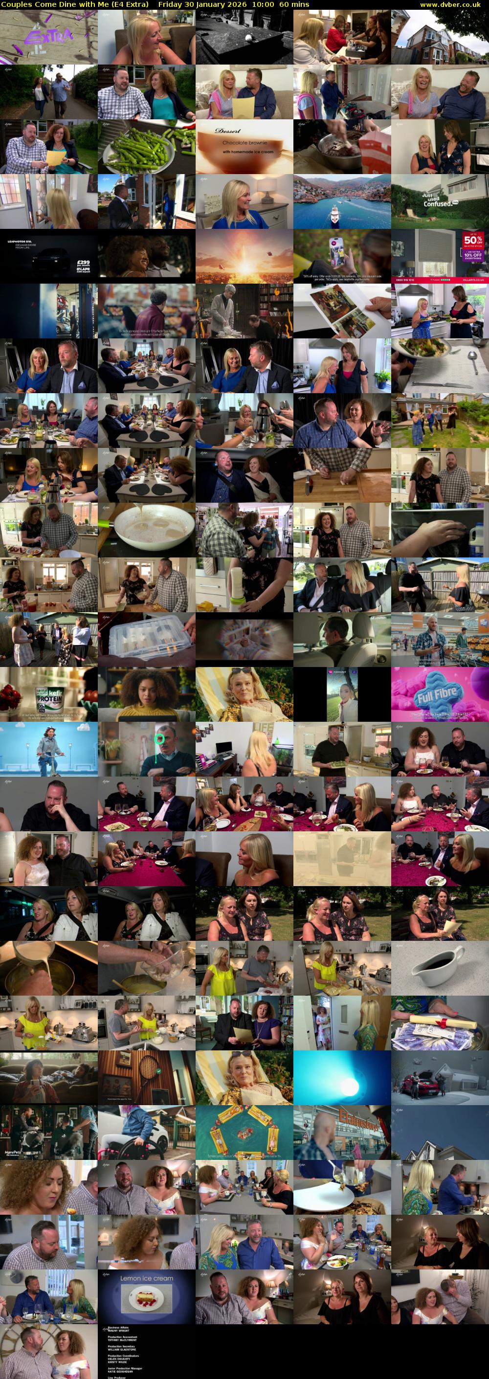 Couples Come Dine with Me (E4 Extra) Friday 30 January 2026 10:00 - 11:00