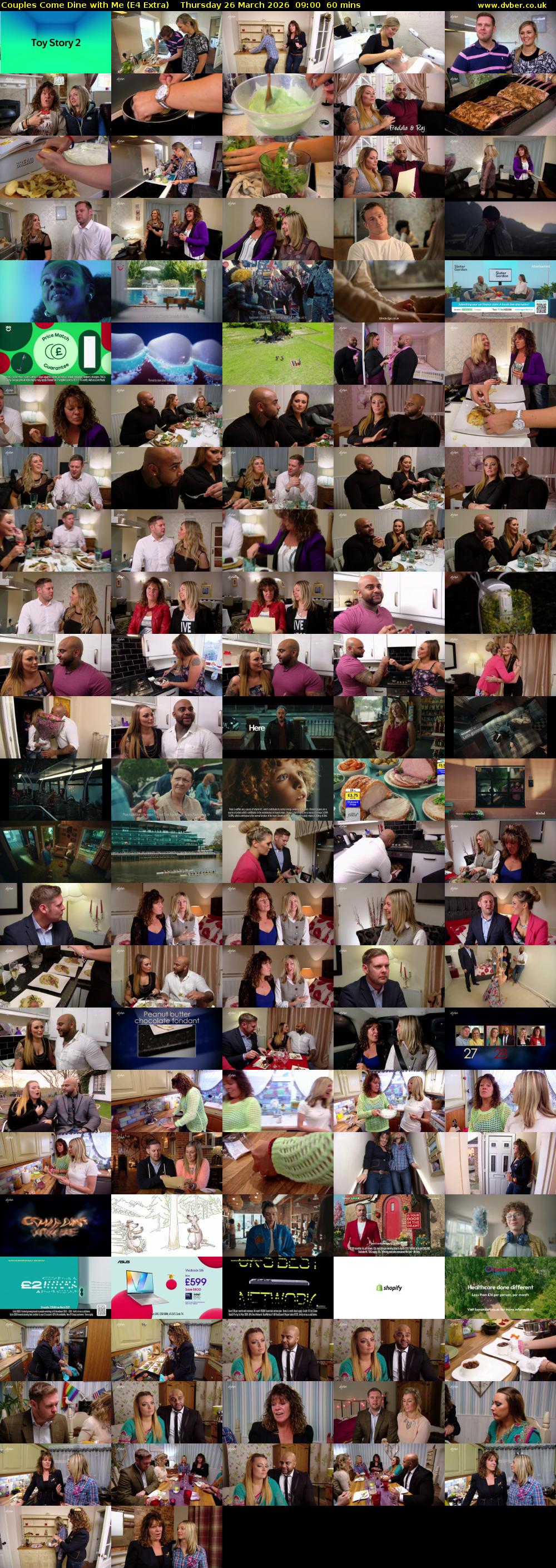 Couples Come Dine with Me (E4 Extra) Thursday 26 March 2026 09:00 - 10:00