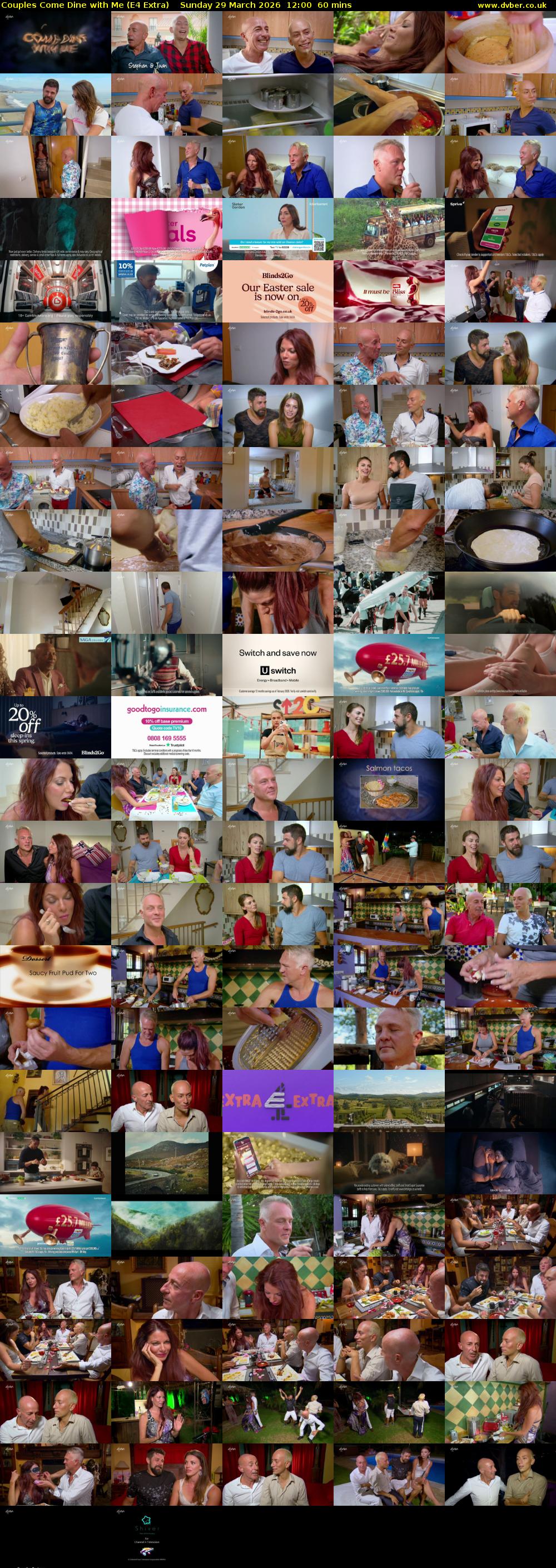Couples Come Dine with Me (E4 Extra) Sunday 29 March 2026 12:00 - 13:00
