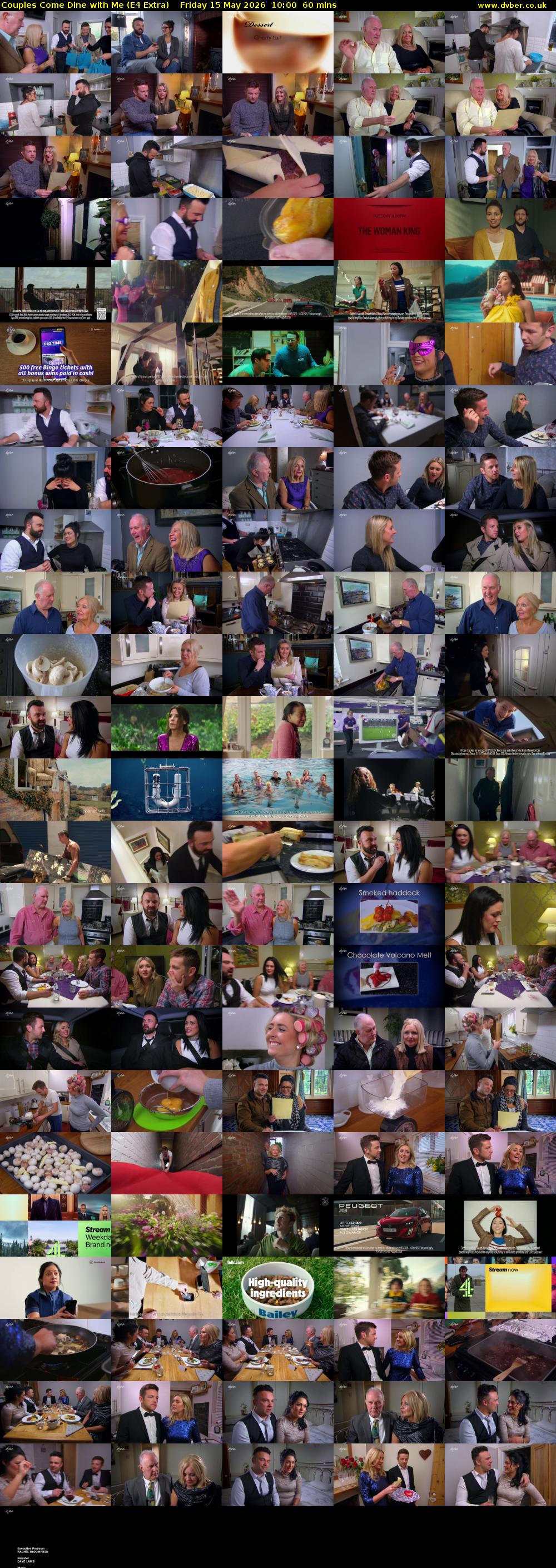 Couples Come Dine with Me (E4 Extra) Friday 15 May 2026 10:00 - 11:00