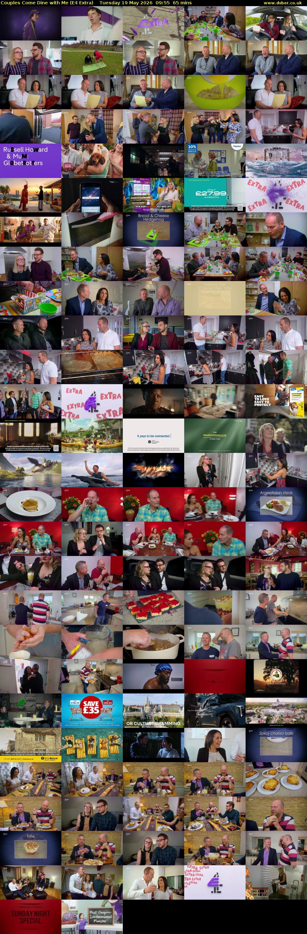 Couples Come Dine with Me (E4 Extra) Tuesday 19 May 2026 09:55 - 11:00