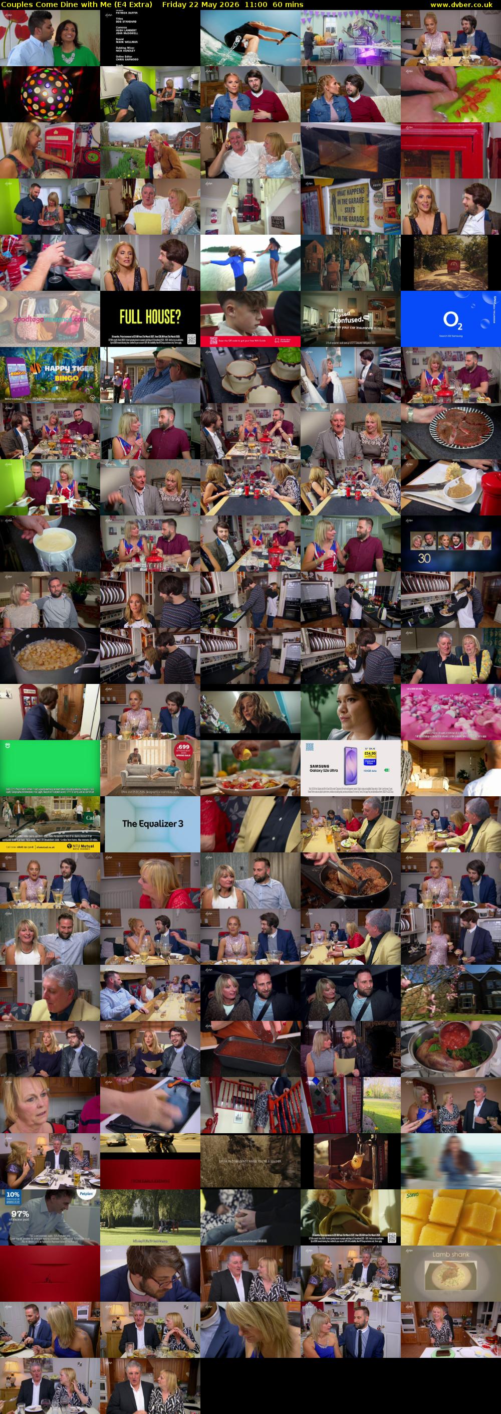 Couples Come Dine with Me (E4 Extra) Friday 22 May 2026 11:00 - 12:00