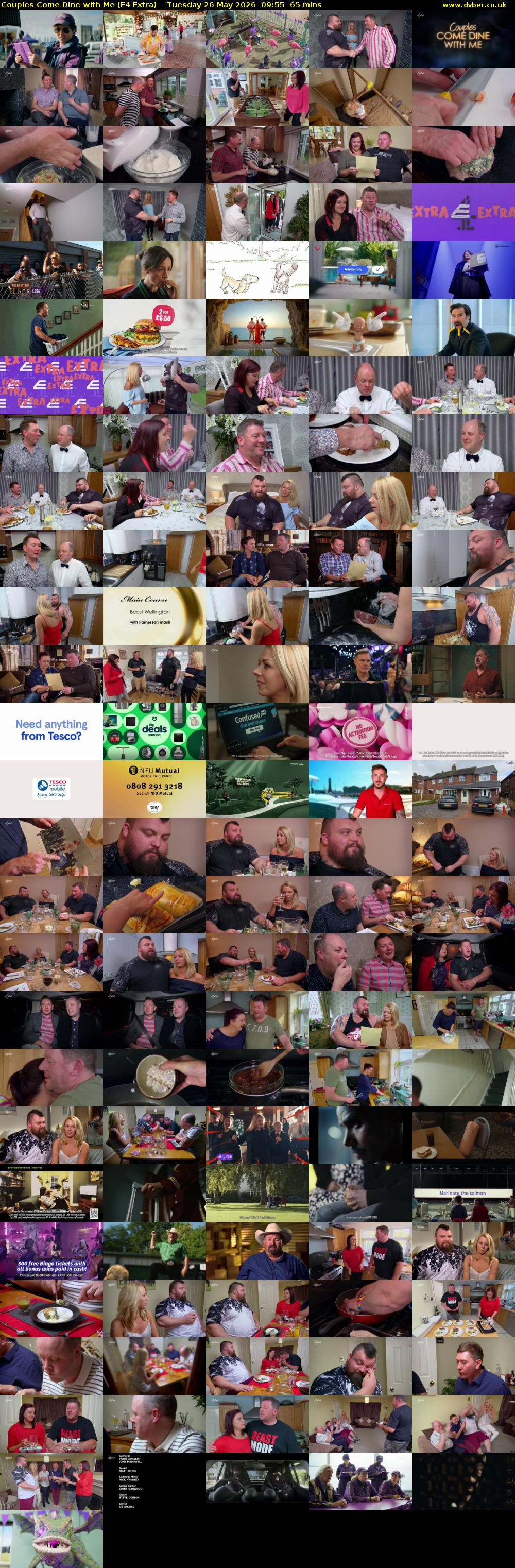 Couples Come Dine with Me (E4 Extra) Tuesday 26 May 2026 09:55 - 11:00