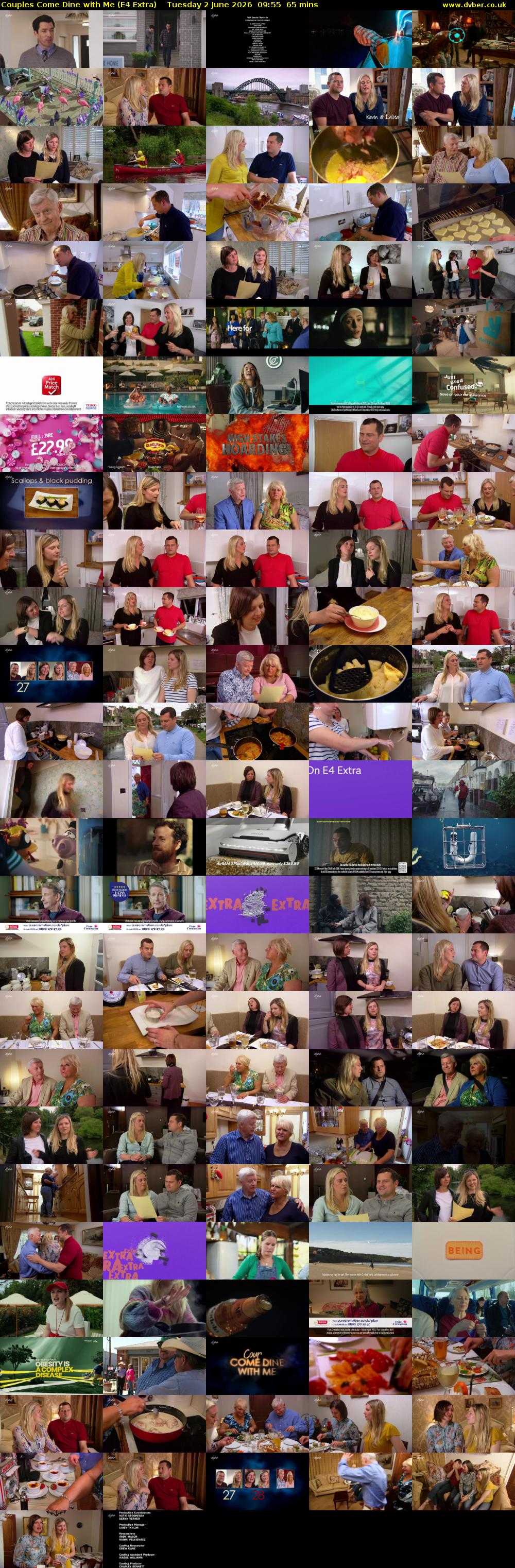 Couples Come Dine with Me (E4 Extra) Tuesday 2 June 2026 09:55 - 11:00