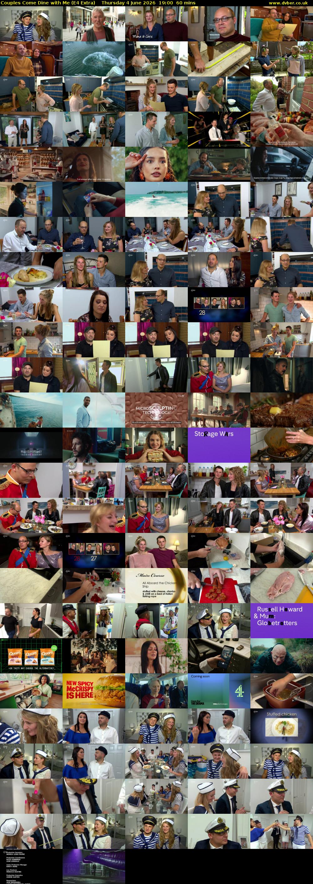 Couples Come Dine with Me (E4 Extra) Thursday 4 June 2026 19:00 - 20:00