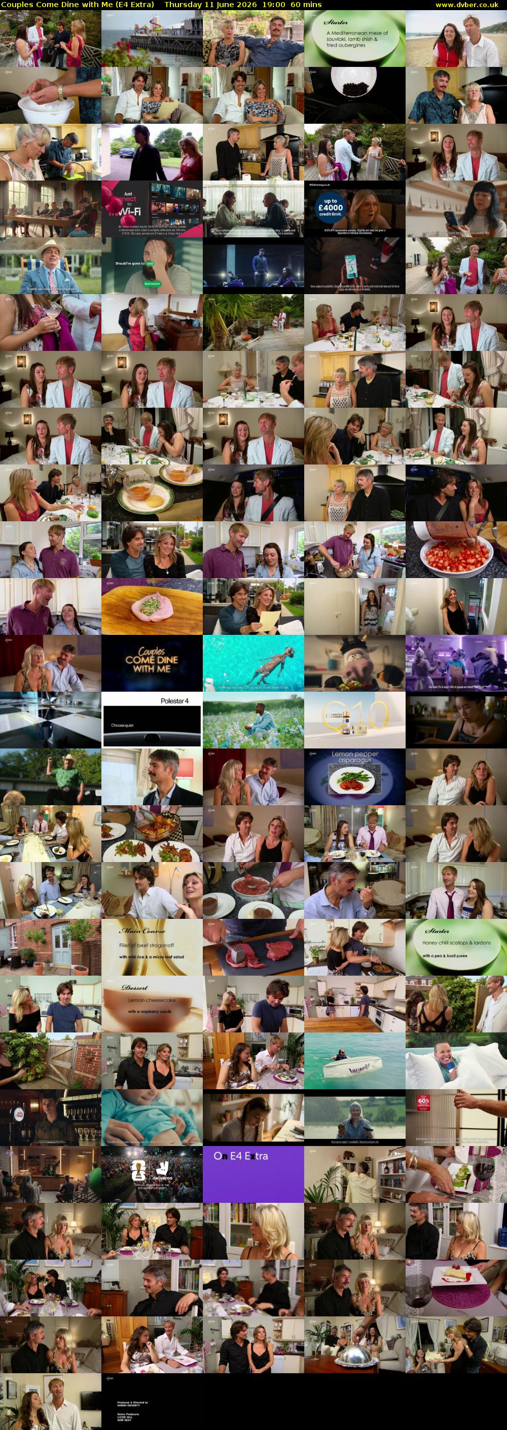 Couples Come Dine with Me (E4 Extra) Thursday 11 June 2026 19:00 - 20:00