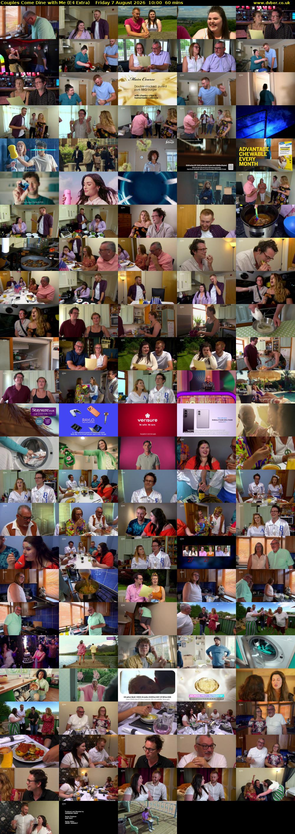 Couples Come Dine with Me (E4 Extra) Friday 7 August 2026 10:00 - 11:00