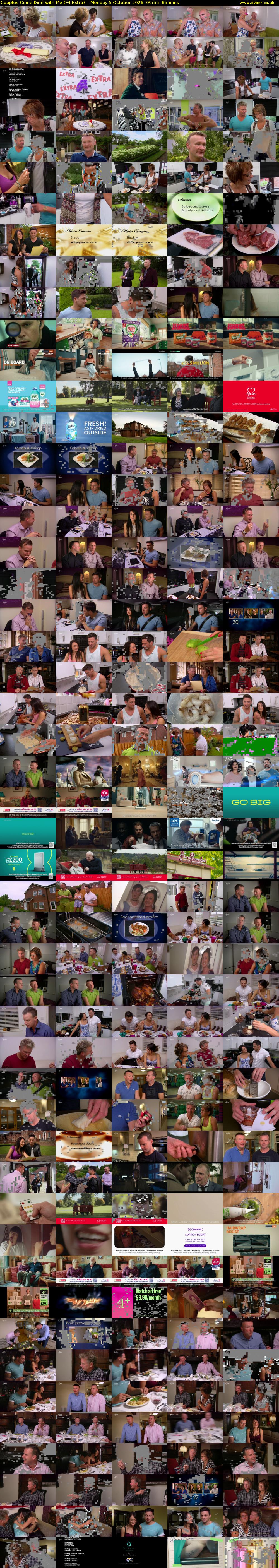 Couples Come Dine with Me (E4 Extra) Monday 5 October 2026 09:55 - 11:00