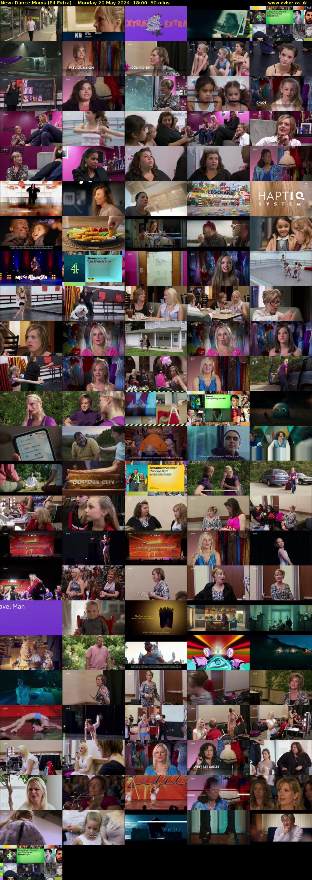 Dance Moms (E4 Extra) Monday 20 May 2024 18:00 - 19:00