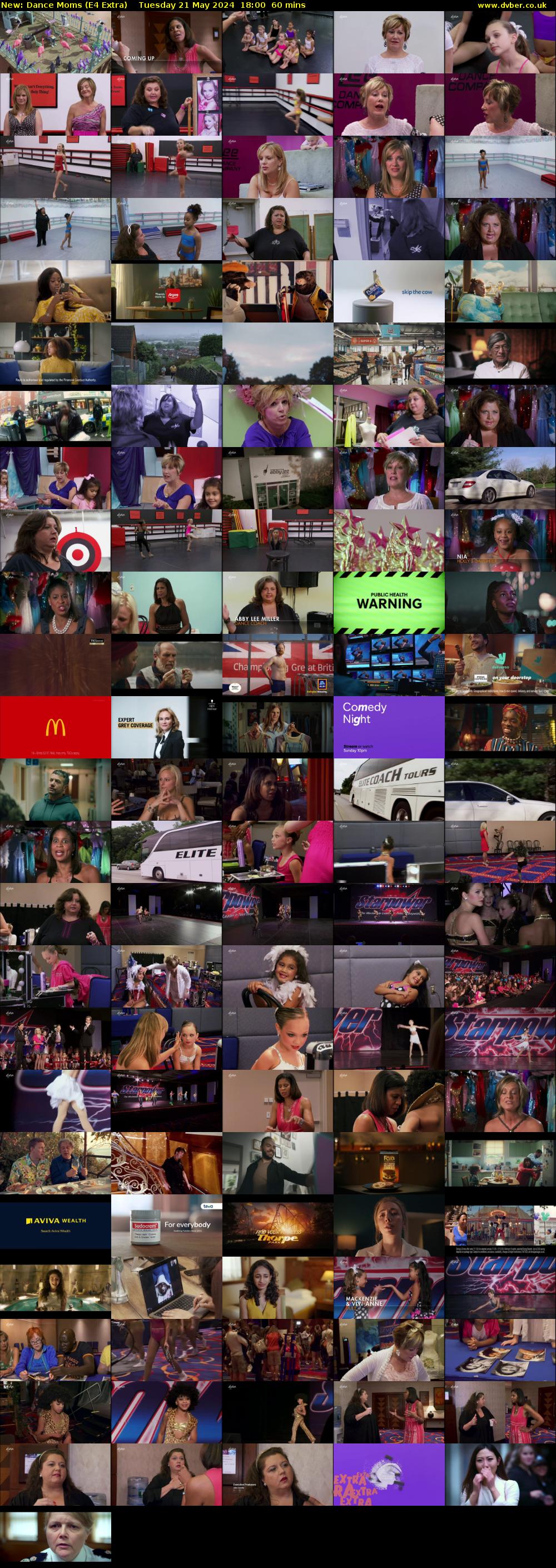 Dance Moms (E4 Extra) Tuesday 21 May 2024 18:00 - 19:00