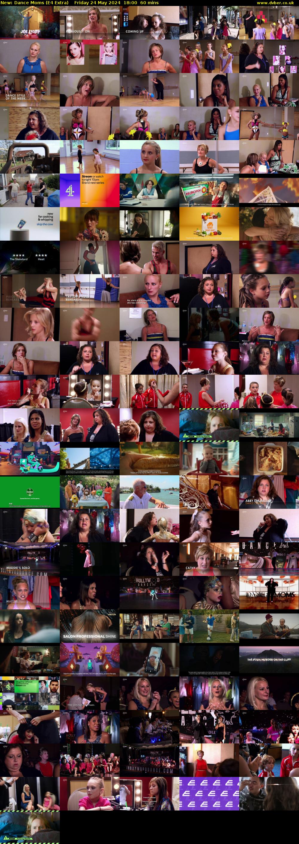 Dance Moms (E4 Extra) Friday 24 May 2024 18:00 - 19:00
