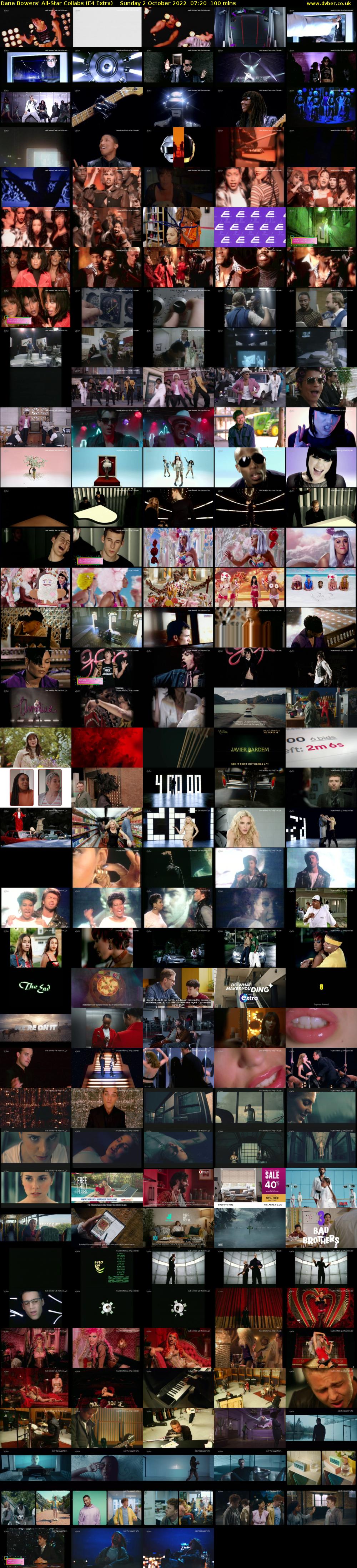 Dane Bowers' All-Star Collabs (E4 Extra) Sunday 2 October 2022 07:20 - 09:00