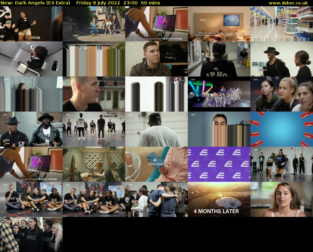 Dark Angels (E4 Extra) Friday 8 July 2022 23:00 - 00:00