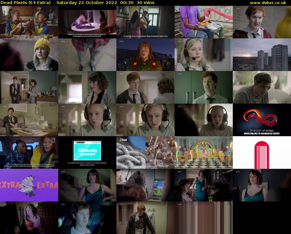 Dead Pixels (E4 Extra) Saturday 22 October 2022 00:30 - 01:00