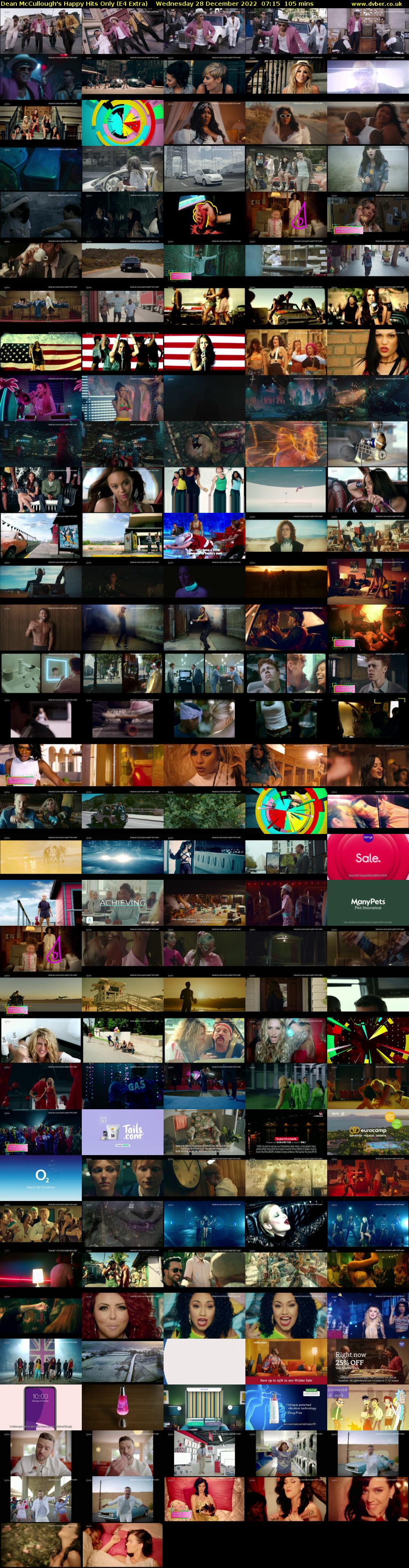 Dean McCullough's Happy Hits Only (E4 Extra) Wednesday 28 December 2022 07:15 - 09:00