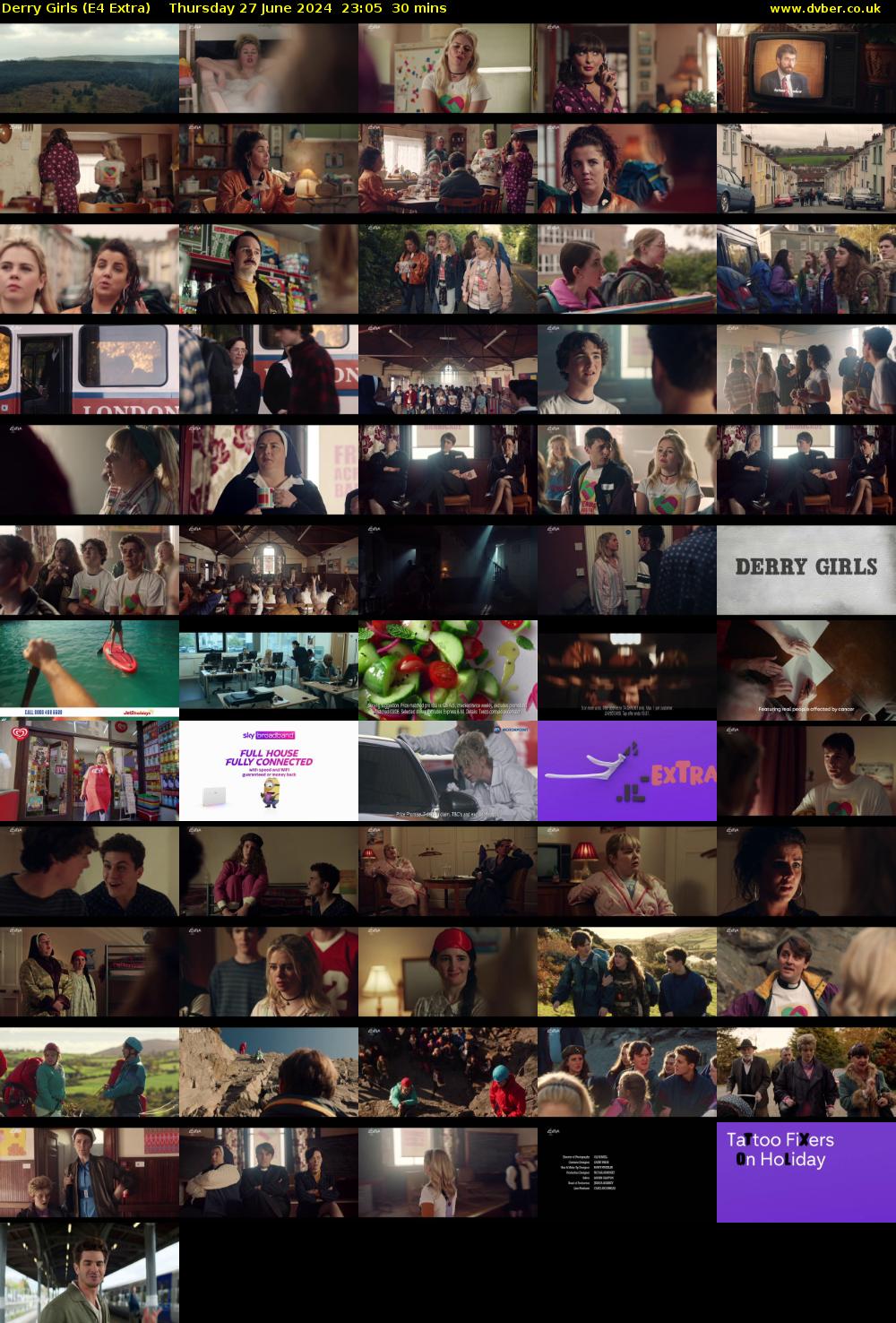 Derry Girls (E4 Extra) Thursday 27 June 2024 23:05 - 23:35