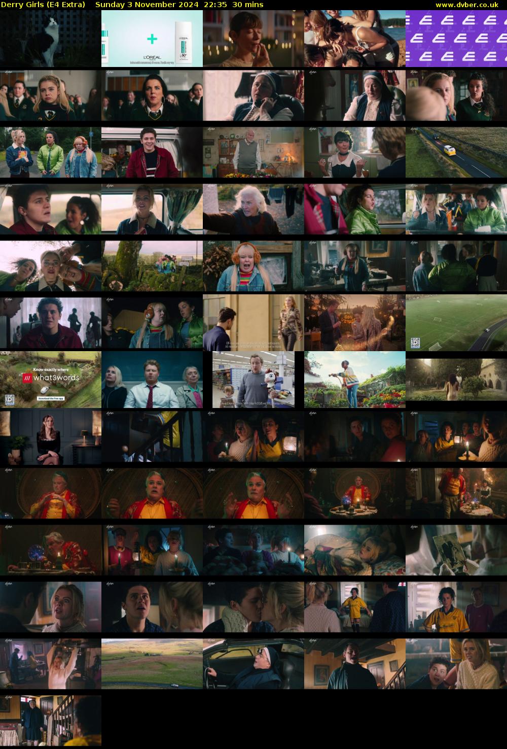 Derry Girls (E4 Extra) Sunday 3 November 2024 22:35 - 23:05