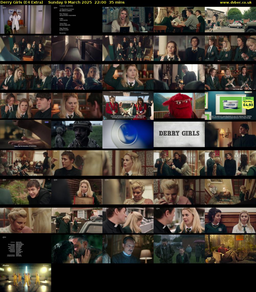 Derry Girls (E4 Extra) Sunday 9 March 2025 22:00 - 22:35