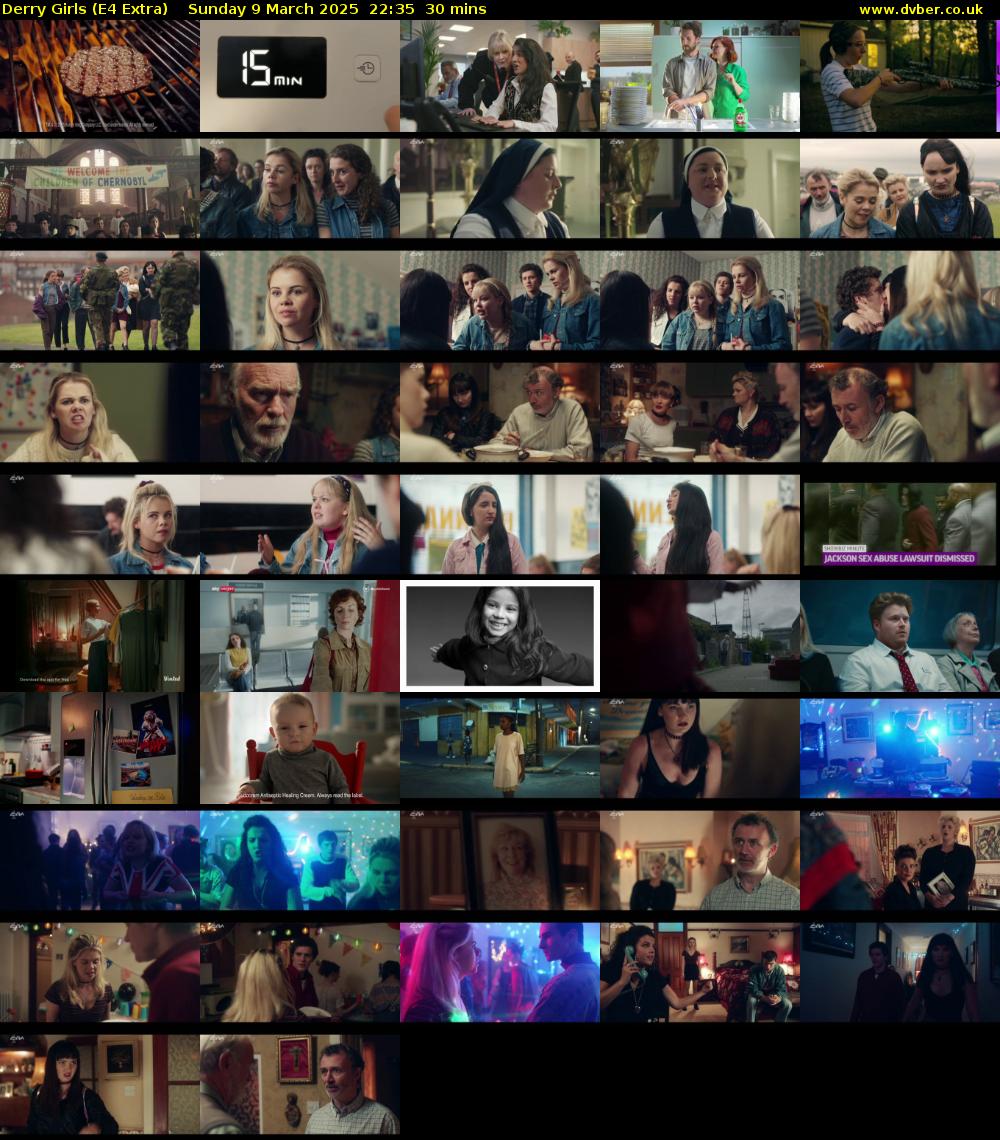 Derry Girls (E4 Extra) Sunday 9 March 2025 22:35 - 23:05