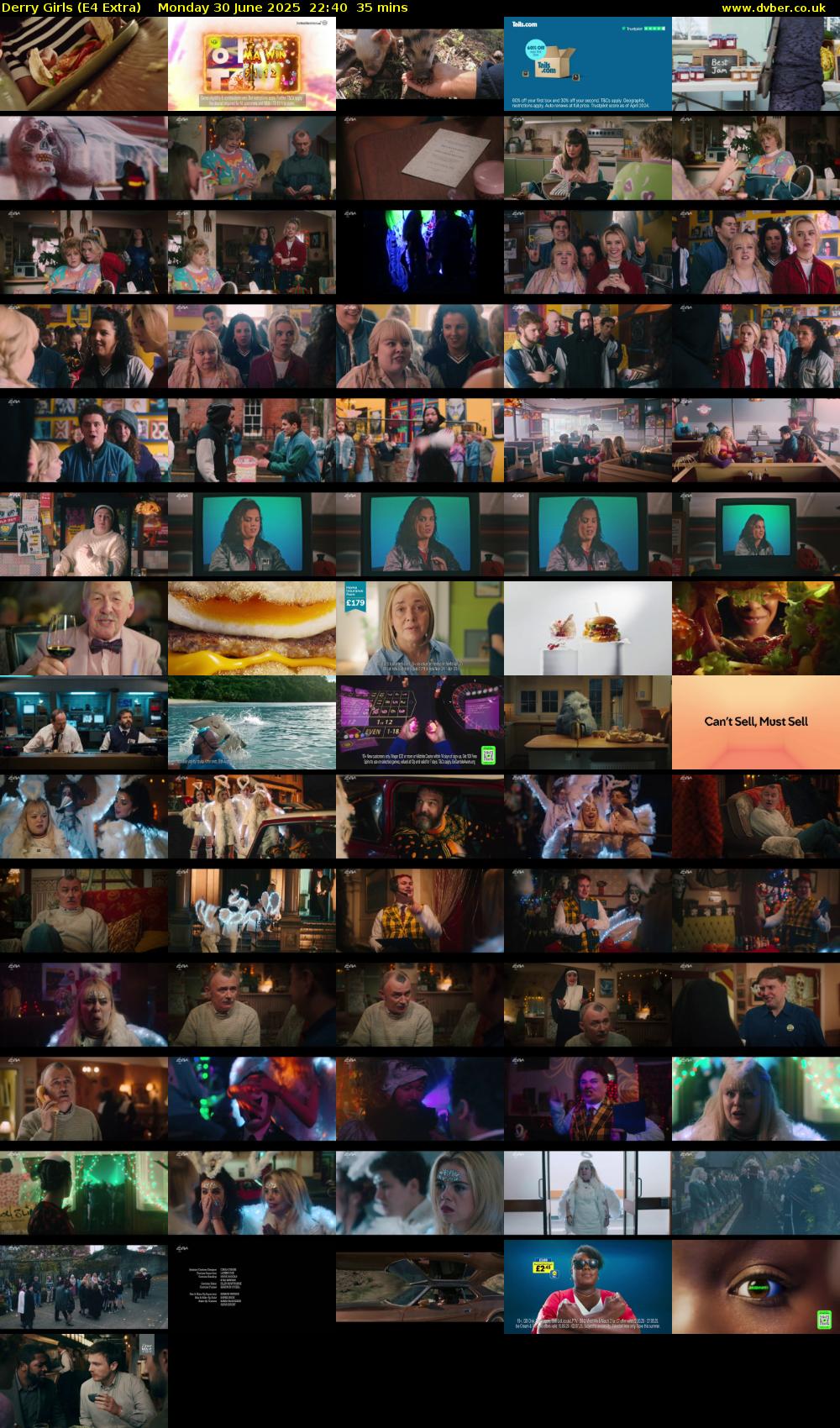 Derry Girls (E4 Extra) Monday 30 June 2025 22:40 - 23:15